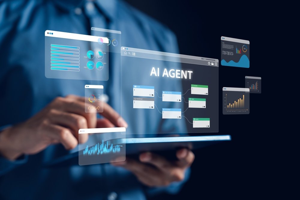 Ai,Agent,Technology,For,Workflow,Automation,And,Data,Management.,Visual